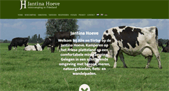 Desktop Screenshot of jantinahoeve.nl