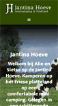 Mobile Screenshot of jantinahoeve.nl